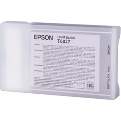 Epson T6027 inktcartridge licht zwart (origineel)