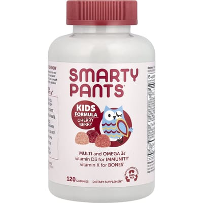 SmartyPants, Formule pour enfants, Cerise et Baies, 120 bonbons gélifiés