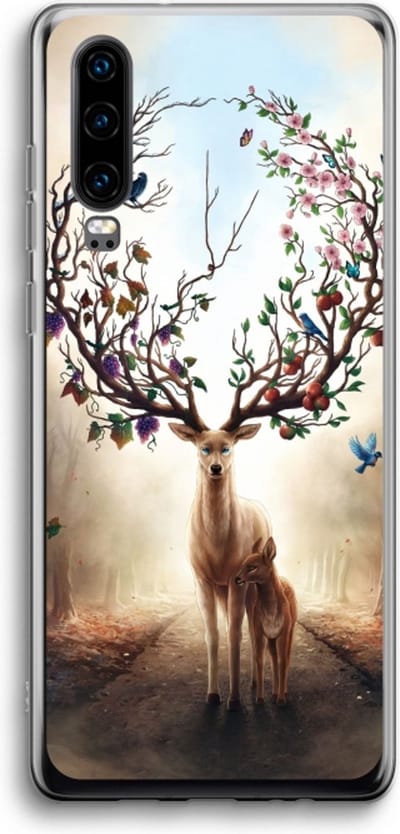 Case Company® - Hoesje geschikt voor Huawei P30 hoesje - Seasons Change - Soft Cover Telefoonhoesje - Bescherming aan alle Kanten en Schermrand