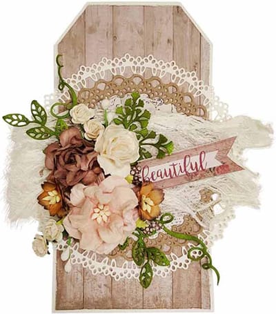 Joy!Crafts / Mulberry Onbewerkt voor Mixed Media ong. 35x35 cm / Natuurlijke vezels