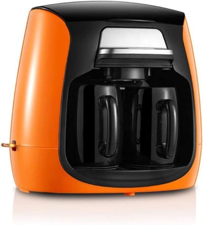 Koffiezetapparaat - Espresso Machine - Verse Koffie Maken - Snelle Zettechnologie - Dubbele Kop - Zwart
