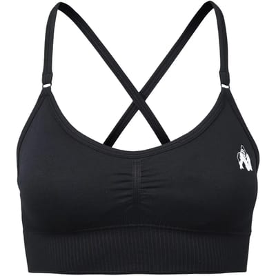 Gorilla Wear Olivia Seamless Sportbeha - Zwart - XS/S