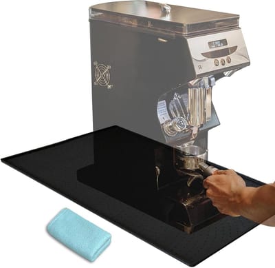 Ronte - Onderlegger voor Koffiezetapparaat 47.5x29.7cm - Antislip Siliconenmat - Afdruipmat - Keukenaccessoire