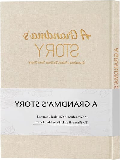 Herinneringen Delen: Levensverhaal Journal voor Grootmoeder met 250+ Vragen, Perfect Cadeau voor Verjaardag, Moederdag en Kerst (Beige)