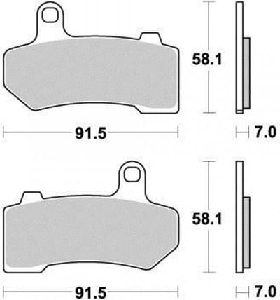 ap racing remblokjes voor harley davidson 1250 vrscdx night rod special 2008 tot 2015 avg / avd / ar nieuw