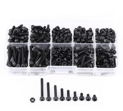 280 Stuks M3 Schroeven Assortiment - Allen Schroeven Set voor Machinebouw, Opslagdoos en Gereedschap voor Thuis en Kantoor