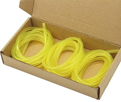 Set van 3 brandstofslangen voor tuinmachines - PVC slang 2,5x5mm, 3x5mm, 3,5x5,5mm