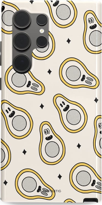 Casetastic Hoesje Geschikt voor Samsung S24 Ultra - Stijlvolle Beschermende Duo-layer Case - Vegycado