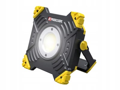 PARKSIDE® PAAL 6000 B2 – Accu Bouwlamp / LED Werklamp – 6000mAh – 20W – IP65 – USB & Type-C – Oplaadbaar – 22,2Wh – Geel/Zwart