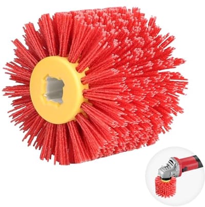 Nylon schuurborstel 80 korrel voor houtbewerking – Geschikt voor satijnmachines en draadtrekmachines