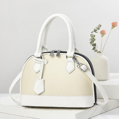 Nieuwe Macaron Mode Handtas Eenvoudige Splicing Temperament Schoudertas Hoge Uitstraling Niveau Grote Capaciteit Crossbody Tas .