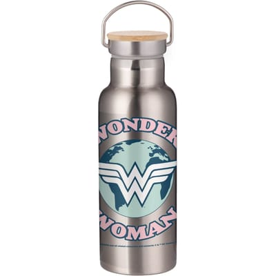 Wonder Woman Logo Portable Insulated Water Bottle - Steel