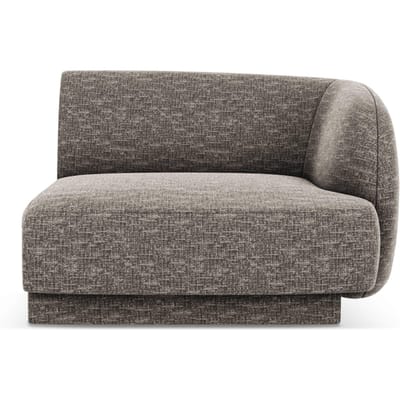 Modulair hoekelement Miley rechts chenille | Micadoni Limited Edition