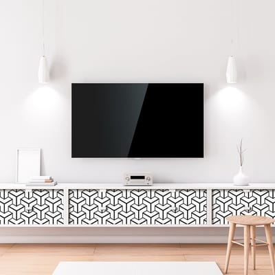 Scandinavische meubelsticker, Hagen-stijl, 40 x 60 cm