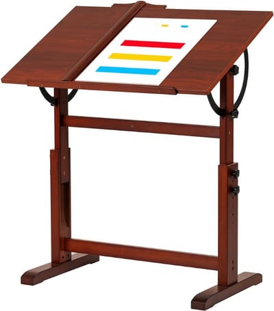 Thuys – Houten Tekenbord – In Hoogte Verstelbare Tekentafel – Voor Kunstenaars – 90 x 59.5cm