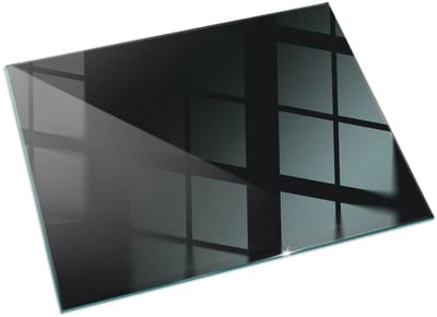 Tulup Kachel Vloerplaat - Kleur Donker Grafiet Vloerplaat Voor Kachel - 60 cm x 40 cm - Zwart Onderplaat Kachel - Rechthoek Kachel Vloerplaat - Plaat Onder Houtkachel - Vloerplaat Openhaard - Plaat Voor Onder Houtkachel