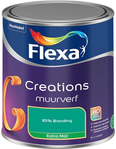 Flexa - Creations Muurverf Extra Mat - 85% Branding - Mengverf - 1 L