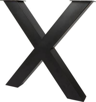 Wovar X Poot Tafel Zwart Staal 71 cm | koker 10 x 10 cm | Per Stuk