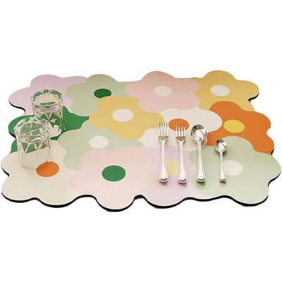 Keukenblad Afdruipmat Verfrissend Schattig Elegant Hittebestendig Absorberend Afdruipmat voor Borden 30x40CM geel/groen