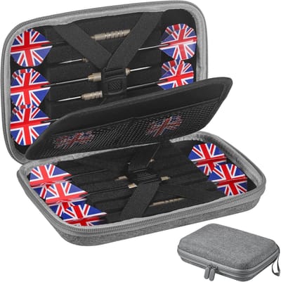 Stevige Darttas voor 12 Darts en Accessoires