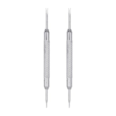 Dailygoods- Spring Bar Tools - Horloge Reparatie Gereedschap Set - 2 Stuks - Roestvrij Staal - Universeel - Handig Voor Aanpassen Armband