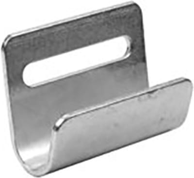 Platte haak - Voor spanbanden - 65 x 50mm