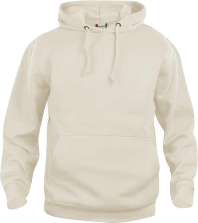 Clique Basic hoody Licht khaki maat S