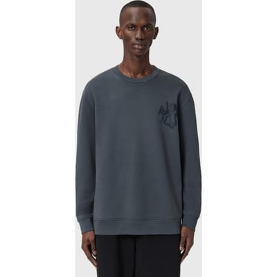 AllSaints Orlando Crew Moonstone Blue Taglia: M | Maglioni a maglia Outlet | Uomo | Blu