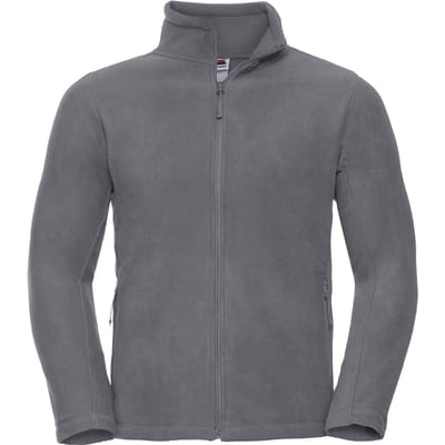 Russell Heren Full Zip Outdoor Fleece Jacket (Konvooi Grijs)