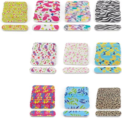 Verwisselbare Nagelvijlen - 100 Stuks Dubbelzijdige Nagelvijlen voor Thuis Manicure, Perfect voor Natuurlijke Nagels en Snelle Vijlen