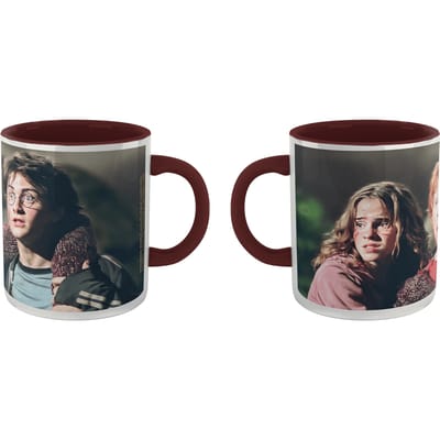 Harry Potter Hermione Ron And Harry Mug - Burgundy