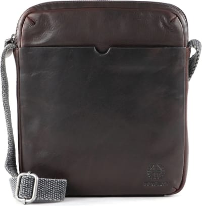 strellson Leren Schoudertas Stratford Shoulderbag Darkbrown Bruine
