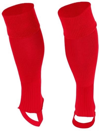 Stanno Uni Footless Sock - Hockey - Rood - Voetloze sokken - Schoenmaat 29-33