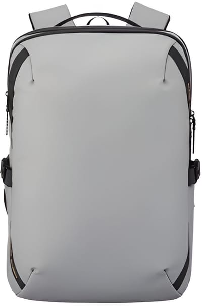 CarryQuest® - Oxford Reis Heren Laptop Rugzak - Waterdicht + Veiligheidssluiting - Comfortabel & Stijlvol - Multifunctioneel Met Grote Capaciteit - Grijs