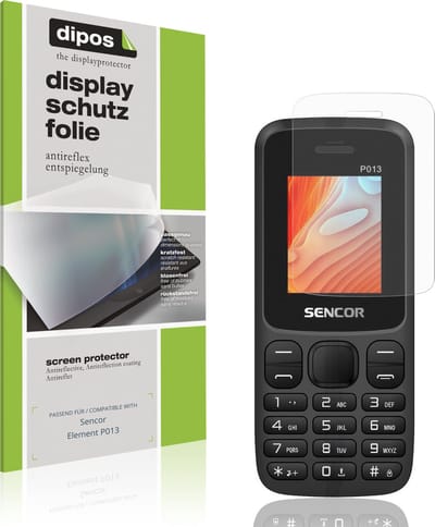 dipos – 4x Matte Beschermfolie geschikt voor Sencor Element P013 | Krasbestendige & antireflecterende Screenprotector Ultra-Thin