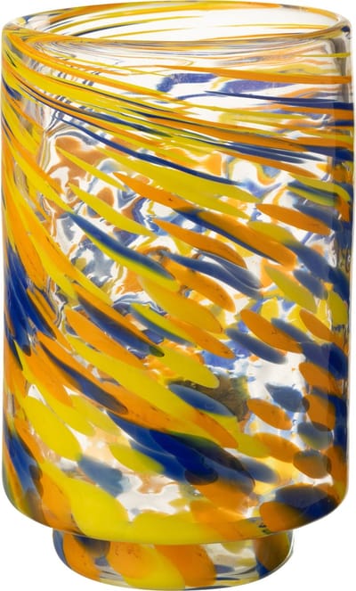 J-Line vaas Arun - glas - mix - large - Ø 15 cm