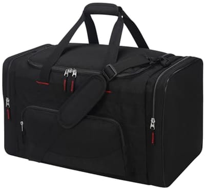 Sporttas voor heren - 55L - Grote reistas met zijzakken voor fitness, training en reizen