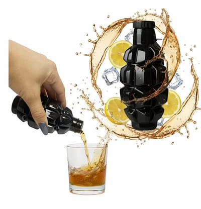 Bimberek Granat Serie - Keramische Fles - 100ml - Originele Cadeau - Grenade Vorm
