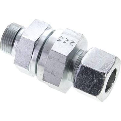 20S (M30x2) & G3/4'' Regeling-Uit Elektrolytisch verzinkt Stalen Terugslagklep Snijring Buitendraad 1-400 bar ISO 8434-1