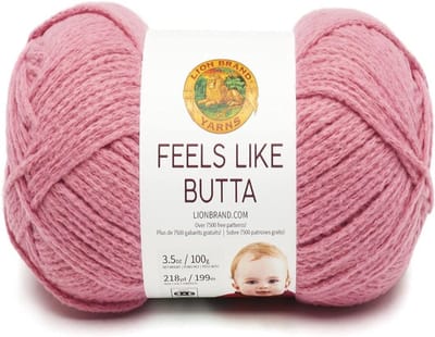 Butta-garen Voelt Fluweelachtig - Stoffig Roze - Eén Streng