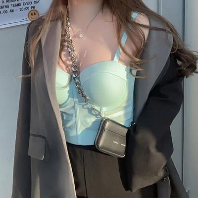 Sexy Mode Mesh Push Up Bralet Dames Corset Bustier BH Cropped Top Vest Plus Size Ondergoed Camisole M
