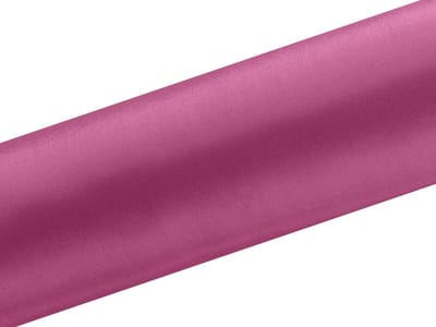 PartyDeco - Satijn op rol Fuchsia (9 mtr)