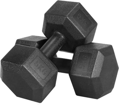 Halters 5 kg - Korte Gewichten voor Aerobic, Gymnastiek en Fitness Training