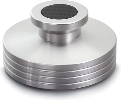 Stabilizer PST330 contactgewicht voor platenspeler - aluminium gewicht 330 g - carbonoppervlak - zilver inlay
