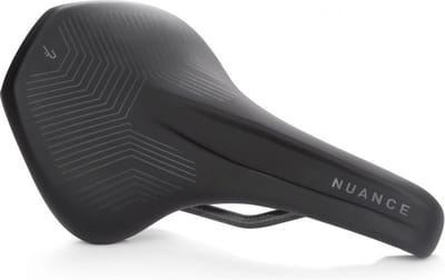 Cube Natural Fit Nuance Zadel – Flexmotion split – MTB - Carbon/Nylon/Flexfoam – Zwart - 244 x 138mm - M