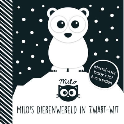 Milo's Dierenwereld In Zwart-Wit - Baby Ziet... - Rowena Blyth