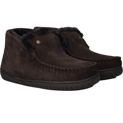 Warmbat Darwino Pantoffels - Heren - Bruin - Maat:43