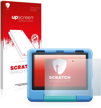 upscreen - Screenprotector voor Amazon Fire HD 8 Kids 2022 - Folie Beschermfolie transparant