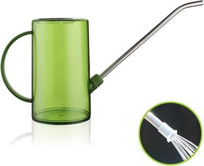SnelShoppen - Kleine Plastic Kamergieter 1 Liter met Lange Snavel voor Nauwkeurig Watergeven aan Kamerplanten, Vetplanten en Bloemen, Ideaal voor Tuin