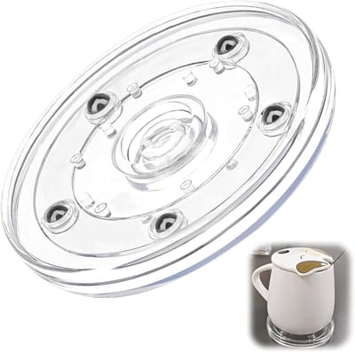 10cm Acryl Draaitafel - Plastic Lager - Draaibaar - Duurzaam Acryl met Robuuste Stalen Kogellager voor Winkelramen - Badkamers - Keukens - Winkels